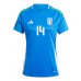 Italy Federico Chiesa #14 Replica Home Shirt Ladies Euro 2024 Short Sleeve